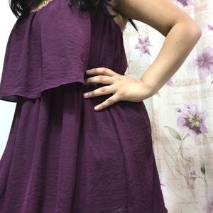 Cute ruffle dress. Perfect for a first date!